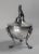 19th Century German Hanau 900 Silver Bowl With Figures and Eagle Finial For Sale - Image 4 of 18