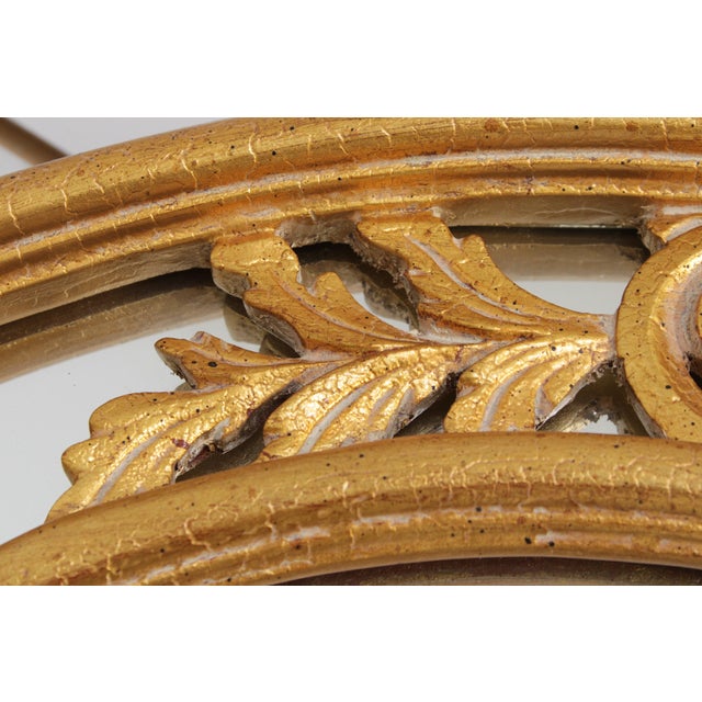 Uttermost Gold Gilt Hollywood Regency Dome Top Mirror For Sale In Philadelphia - Image 6 of 14