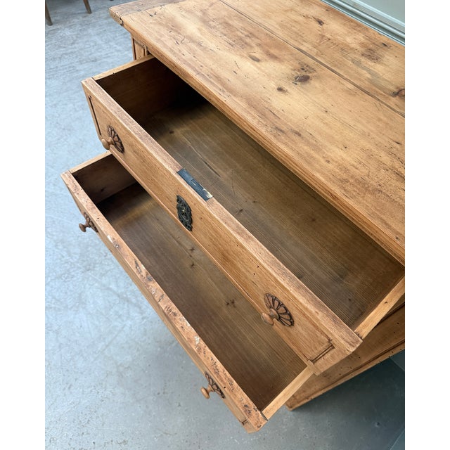 Antique Country Chest of Drawers in Pine, 1890s For Sale - Image 12 of 14