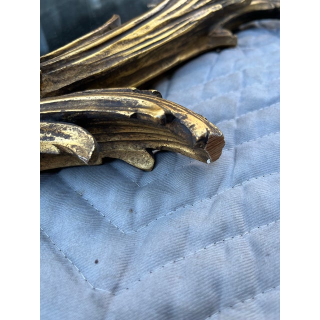 Large Antique Chinoiserie Carved Wood Mirror For Sale - Image 14 of 15