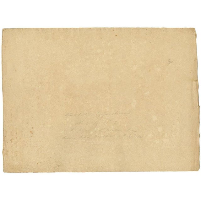 Alexander Monro after Gainsborough, Wooded River with Angler, 1832, Graphite Drawing For Sale - Image 3 of 4