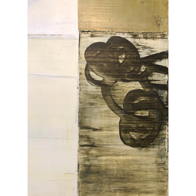 Bernd Haussmann, German American Neo Abstract Expressionist Contemporary Oil Painting Mixed Media, 2001 For Sale - Image 4 of 11