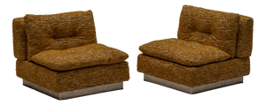 Space Age Lounge Chairs from Saporiti Italia, 1970s, Set of 2