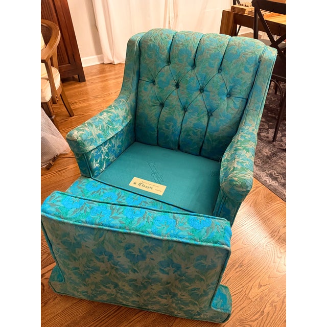 Pair of 1960s Mastercraft of Omaha "Classic Collection" Tufted Club Chairs For Sale - Image 6 of 9