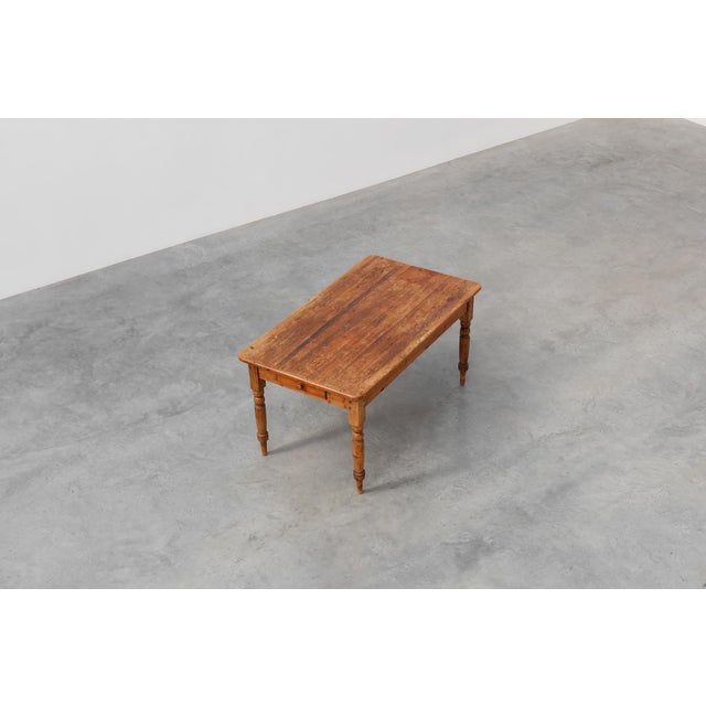 Antique Pine Farmhouse Table, France, 19th Century For Sale - Image 12 of 13