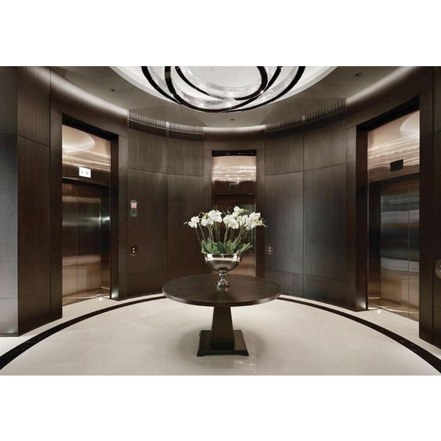 Silver Eclipse Double Crystal Layer Pendant Lamp by Aggiolight For Sale - Image 8 of 9