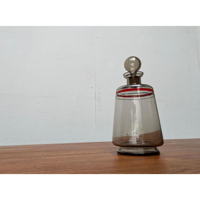 Mid-Century German Glass Carafe, 1960s For Sale - Image 9 of 18