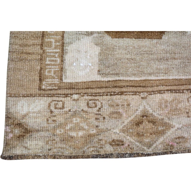 Turkish New Turkish Kars Hand Knotted Wool Rug, 3'1x12 For Sale - Image 3 of 4