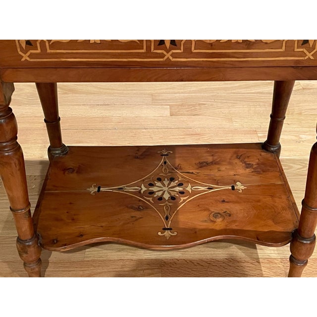 19th Century French Marquetry Side Table For Sale In New York - Image 6 of 10