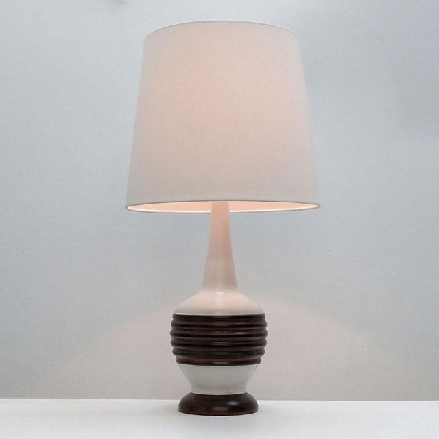 Danish Ceramic Table Lamp, 1950 For Sale - Image 9 of 10
