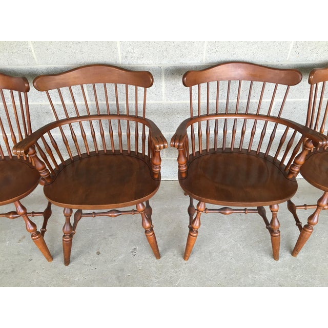 Ethan Allen Governor Bradford Windsor Dining Chairs - Set ... (640 x 640 Pixel)