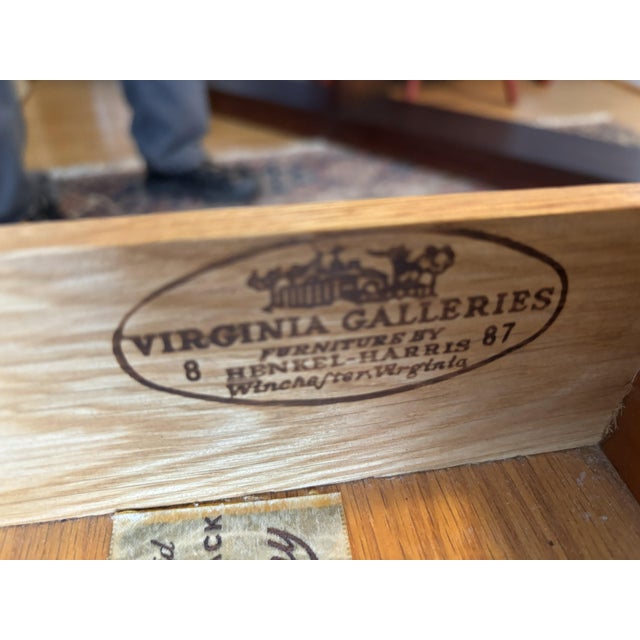 1980s Henkel Harris Night Stand in Cherry For Sale In Richmond - Image 6 of 8