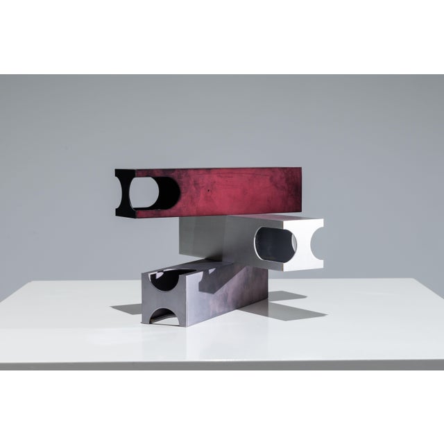 Aluminium Sculptures, 1970s, Set of 3 For Sale - Image 9 of 9