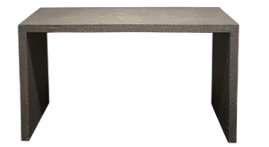 Arden Home Gray Fabric Wrapped Console Table