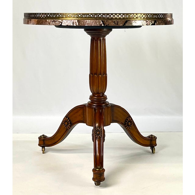 Exquisite center table from luxury maker Maitland-Smith. A quintessential example of Postmodern Hollywood Regency design,...