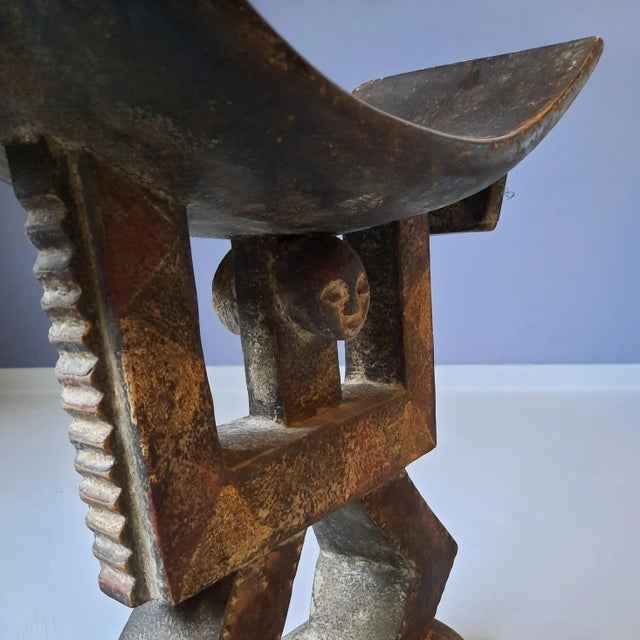 Wood Ashanti Stool, Ghana, 20th Century For Sale - Image 7 of 13