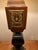 Hollywood Regency Vintage Neoclassical/Hollywood Regency Tall Ebonized Wood Gold Table Lamp W/Shade For Sale - Image 3 of 6
