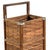 Antique 1910s Woven Splint Wood Rolling Cart Utility Basket / Wheeled Shopping Trolley For Sale - Image 11 of 18