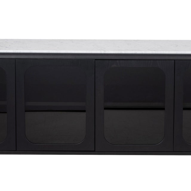 Contemporary Matteo Zorzenoni "Settebello" Black Sideboard For Sale - Image 3 of 10