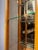 Impressive Mid-Century Drexel Illuminated Vitrine Cabinet with Refined Integrated Brass Inlaid Hardware, USA 1960s. An...