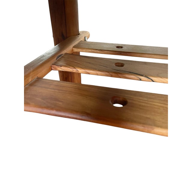 Paper 1990s Rectangular Laminate and Wood Coffee Table For Sale - Image 7 of 12