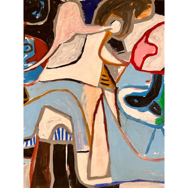 Tableau Hamon, Untitled, 1956, Oil on Canvas For Sale - Image 6 of 12