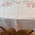 Mid 20th Century Hand-Appliquéd & Embroidered French Floral Tablecloth Napkin Set, Service for 12 For Sale - Image 4 of 12