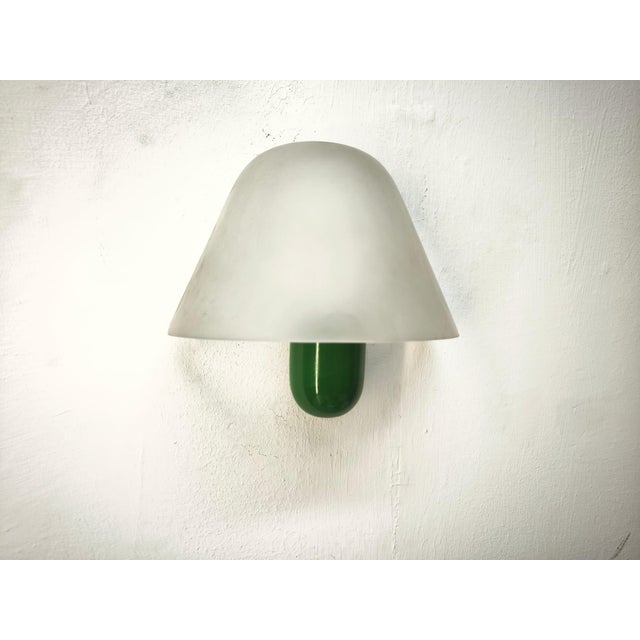 Green Wall Light from VeArt, 1980s, in Very Good conditions. Designed 1980 to 1989 I have official proof of authenticity...