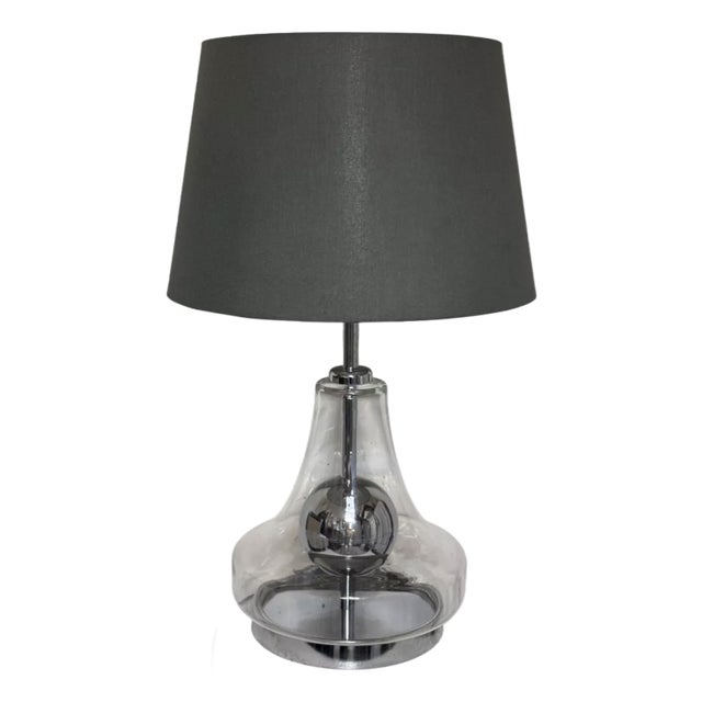 Kinetic Lamp in Glass and Metal, 1970 For Sale