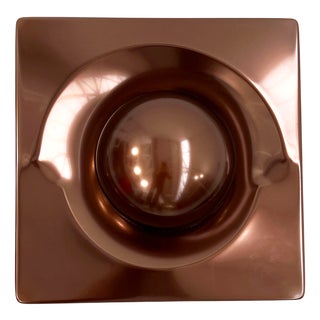 Space Age Bronze Wall Lamp, 1970s For Sale