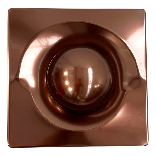 Space Age Bronze Wall Lamp, 1970s For Sale