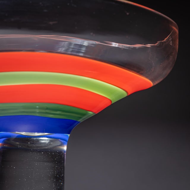 1960s Philips Glass Vase by Ludovico Diaz de Santillana for Venini, Italy, 1968–70 For Sale - Image 5 of 18