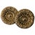 Antique 19th Century American Federal Empire Gilt Spun Brass Drapery Tie Backs - A Pair For Sale - Image 11 of 11