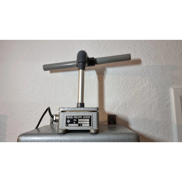 Silver Type FBCZK Beyeler Electronic Master Clock by Patek Philippe For Sale - Image 8 of 12