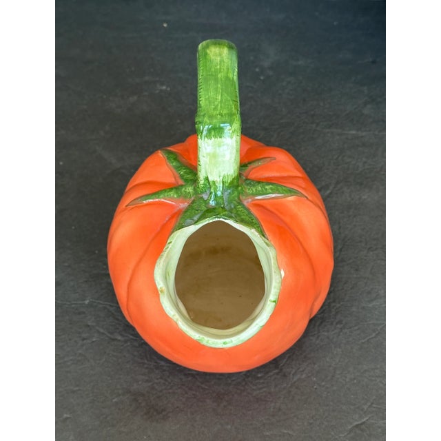 Decorative Ceramic Tomato Pitcher For Sale - Image 10 of 11