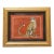 Leopard English Traditional Style of Skilling British Colonial Expressionism Burnt Orange Goldenrod Brown Original Oil Painting by Cleo Plowden For Sale