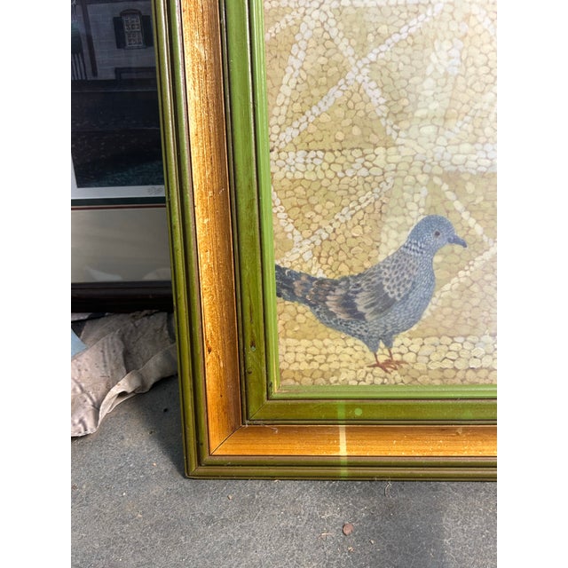 Wood 1970s Framed Lydia Kemeny Floral Print "In a Courtyard For Sale - Image 7 of 12