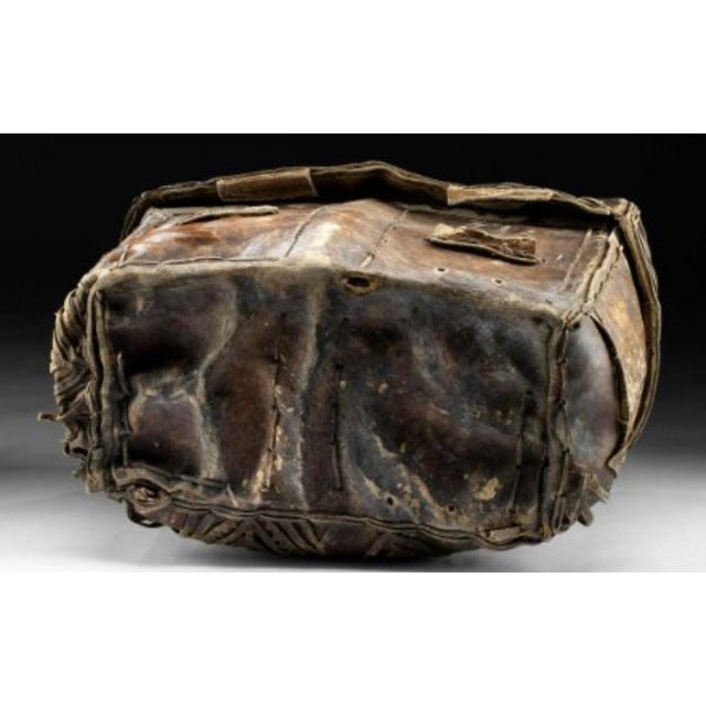Native American Early 19th C. Spanish Colonial Petaca For Sale - Image 3 of 5