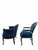 Antique French Louis XV and Louis XVI Style Armchairs Newly Upholstered – Set of 2 For Sale - Image 4 of 12