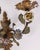 Metal Vintage Italian Floral Wall Lamps in Iron and Porcelain, 1950s, Set of 3 For Sale - Image 7 of 16