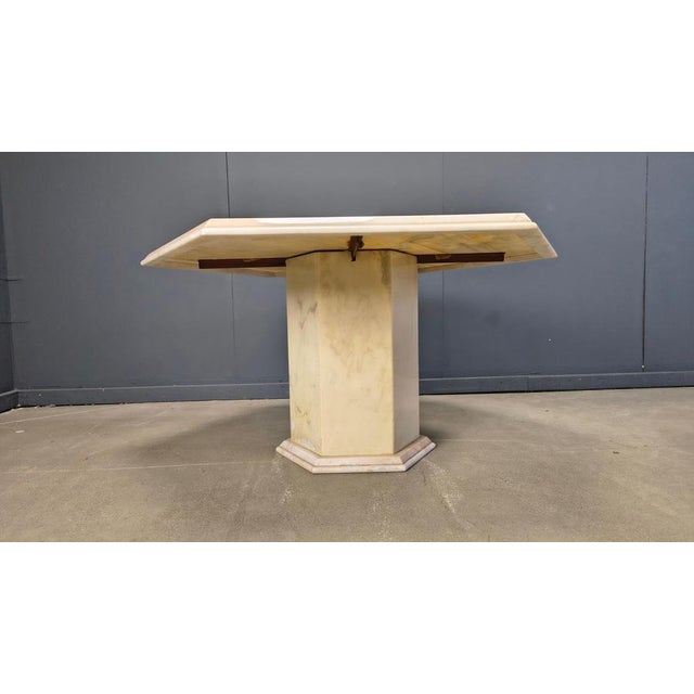 Italian Octagonal Marble Dining Table, 1970s For Sale - Image 12 of 16