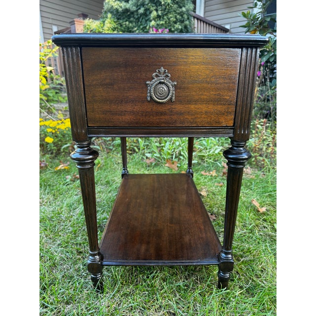 Vintage Imperial Furniture Co. Side Table - Newly Refinished For Sale - Image 12 of 12