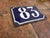 Antique French Enamel House Number Plaque, 1900 For Sale - Image 3 of 14