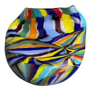 Modern Multicolored Vase in Murano Glass by Simoeng