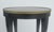 C. 1980's Donghia "Essence" Collection Round Side/End Table Satin Black Lacquer Finish With Brushed Brass Details For Sale - Image 15 of 18