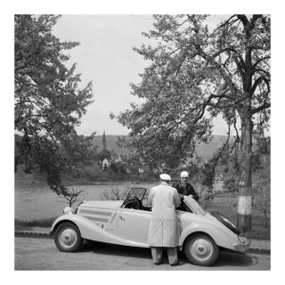 To Neckargemuend Mercedes Benz Car Near Heidelberg, Germany 1936, Printed 2021 For Sale