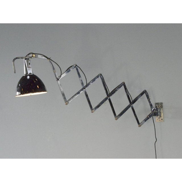 Large Scissor Lamp by Wilhelm Bader, 1920s For Sale - Image 9 of 14