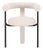 Synn Cream Performance Boucle Dining Chair For Sale