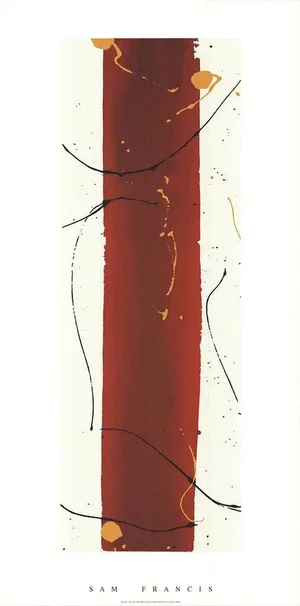 2001 Sam Francis 'Untitled 1984' Serigraph Poster