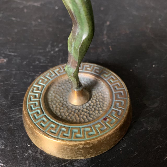 Mid-Century Israeli Woman Sculpture With Bowl For Sale In New York - Image 6 of 13